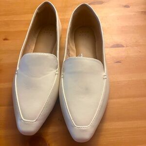 NWOT White Size 8 Flat Loafers A New Day